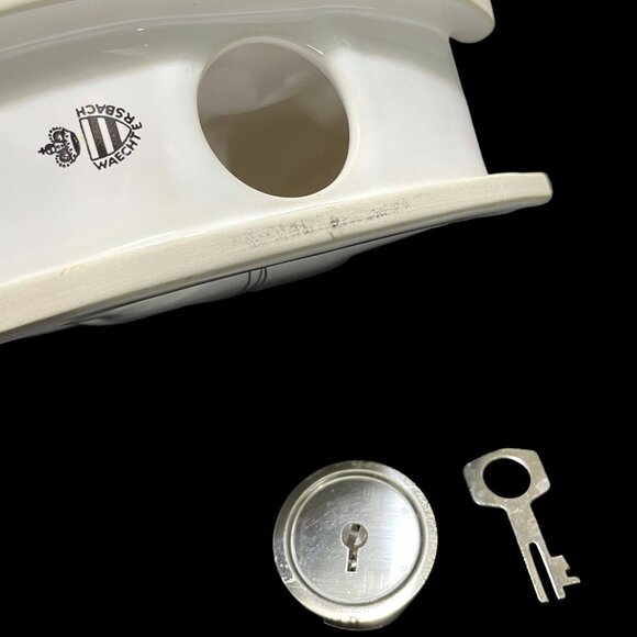 Vintage 1970s Waechtersbach German Porcelain Rocking Horse Piggy Bank Key/Lock - Picture 9 of 11